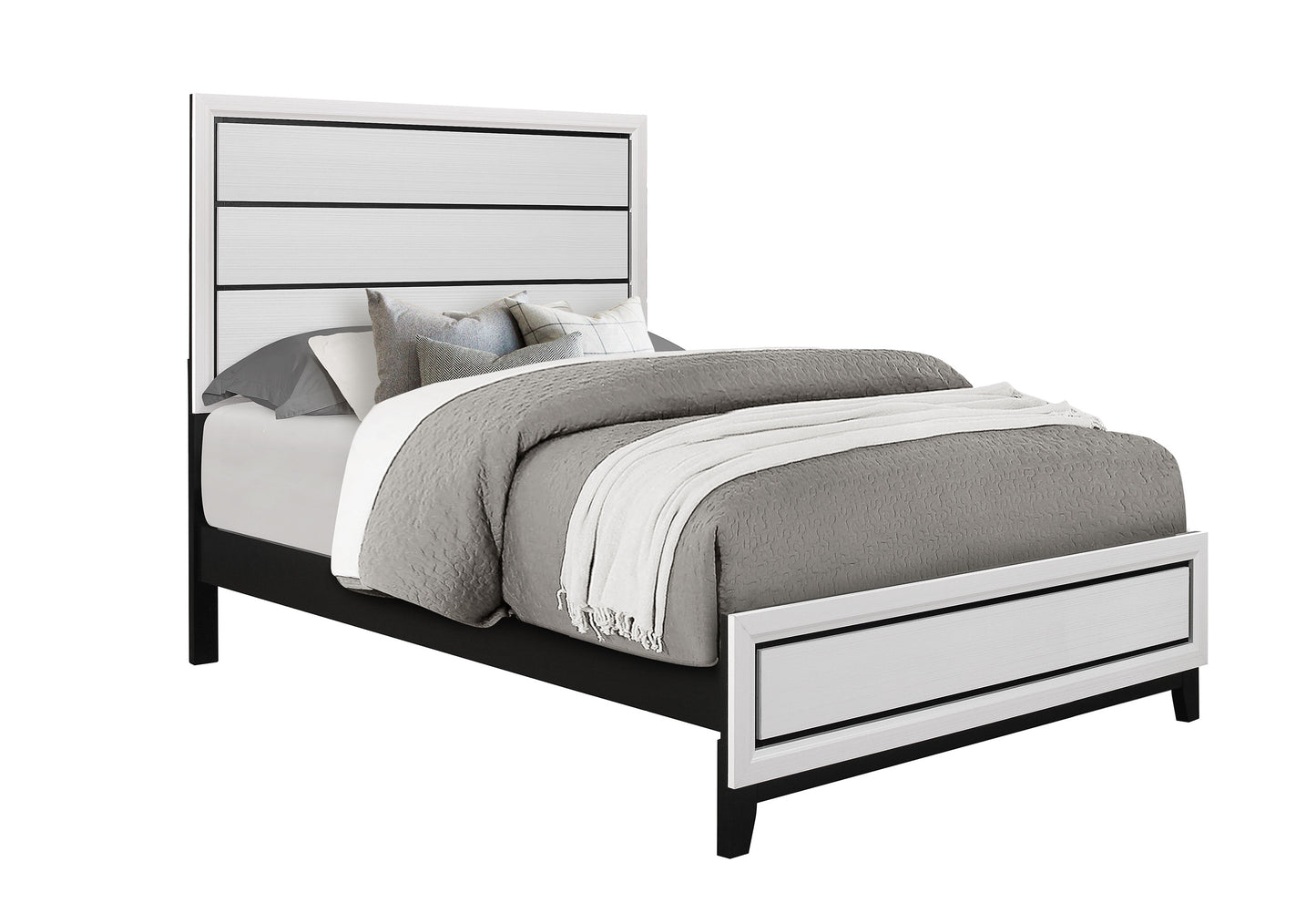 Kate 5PCs Bed Set ( White )