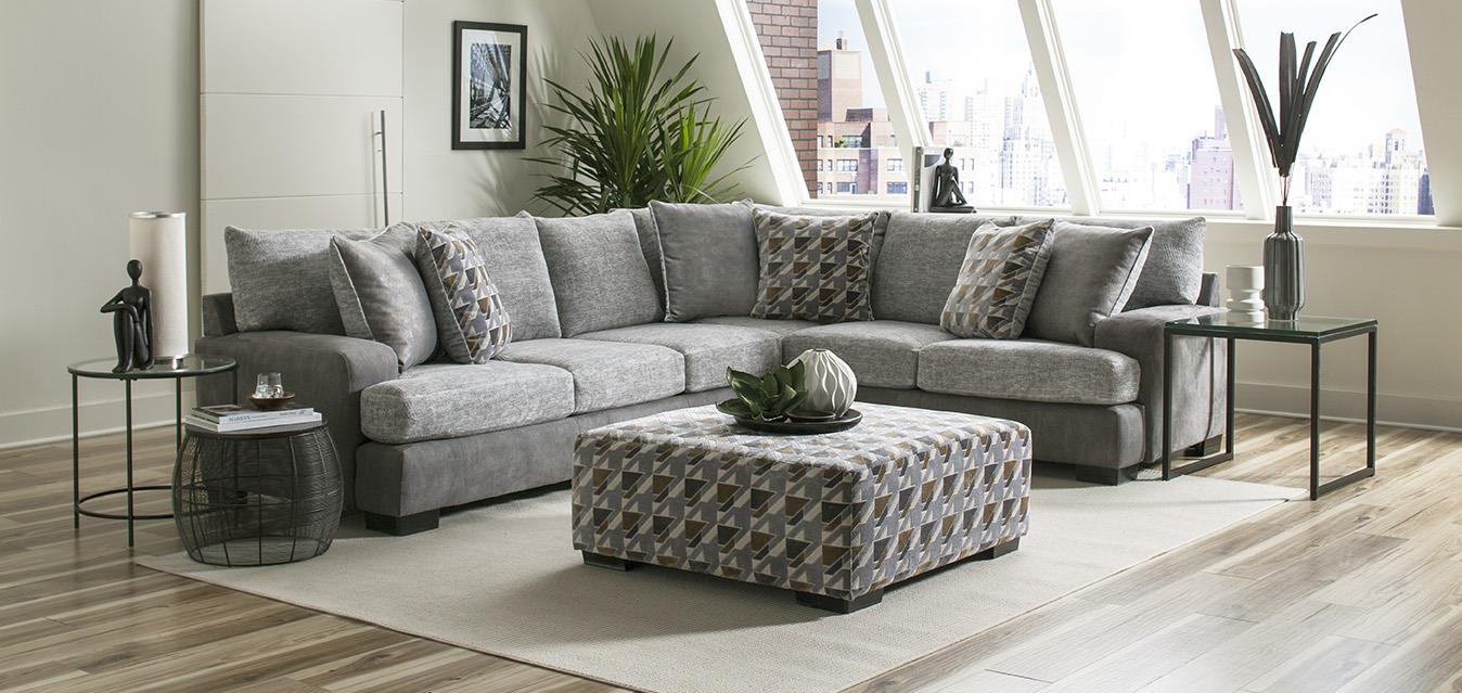 Zaftig Dove 2 PCs Sectional