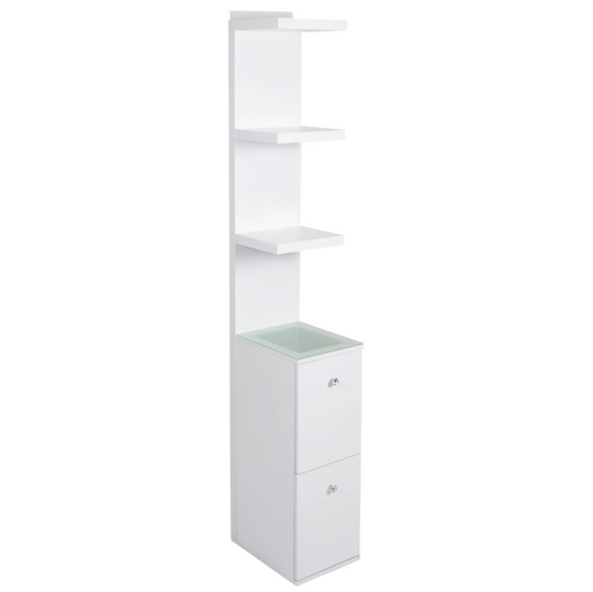 Column With Drawers ( White, Black or Pink )