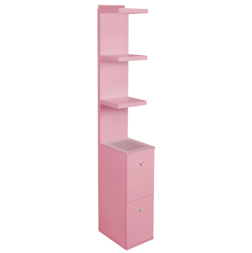 Column With Drawers ( White, Black or Pink )