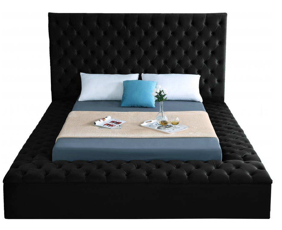 Bliss Velvet Storage Bed Frame