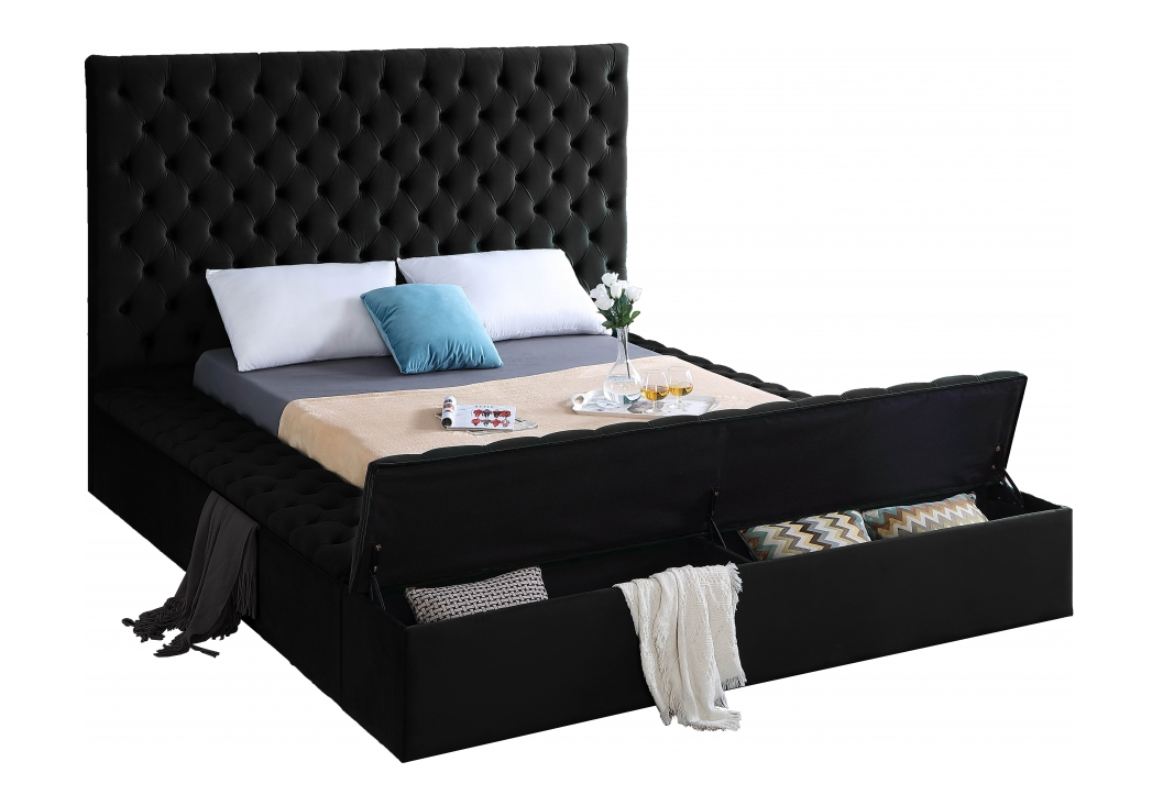 Bliss Velvet Storage Bed Frame