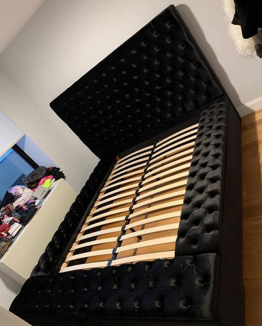 Bliss Velvet Storage Bed Frame