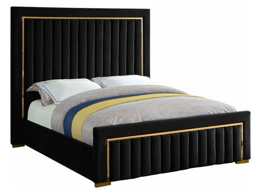 Dolce Velvet Queen Bed Frame