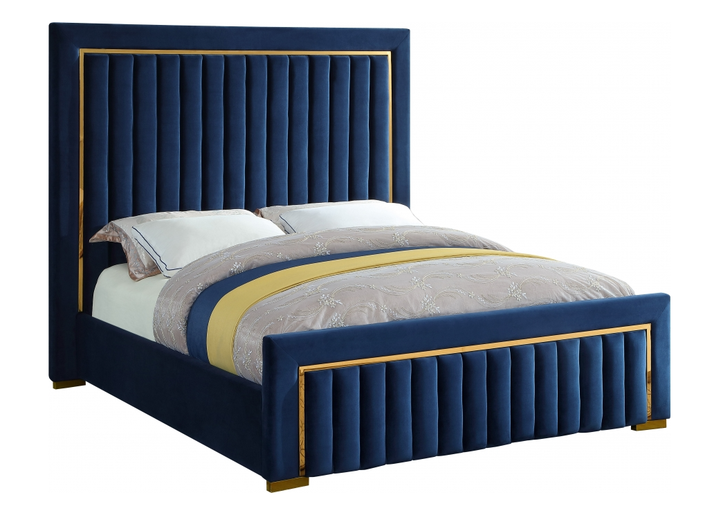 Dolce Velvet Queen Bed Frame