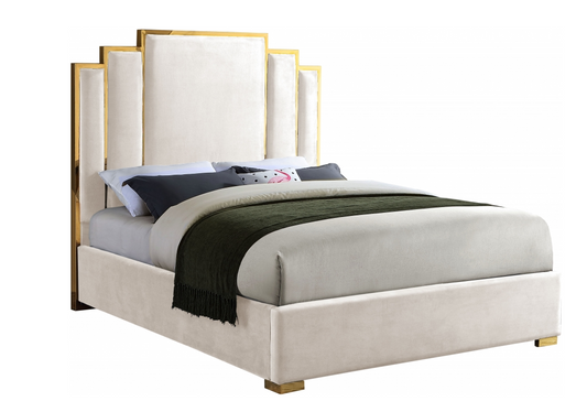 Hugo Velvet Bed Frame( Queen and King )