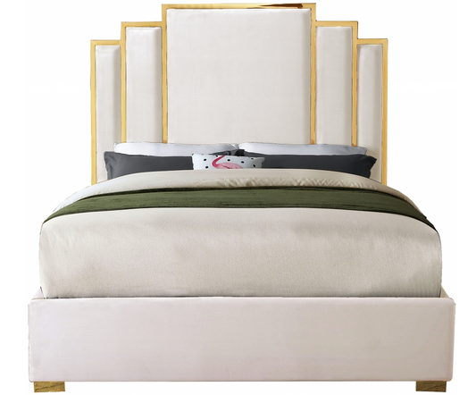 Hugo Velvet Bed Frame( Queen and King )