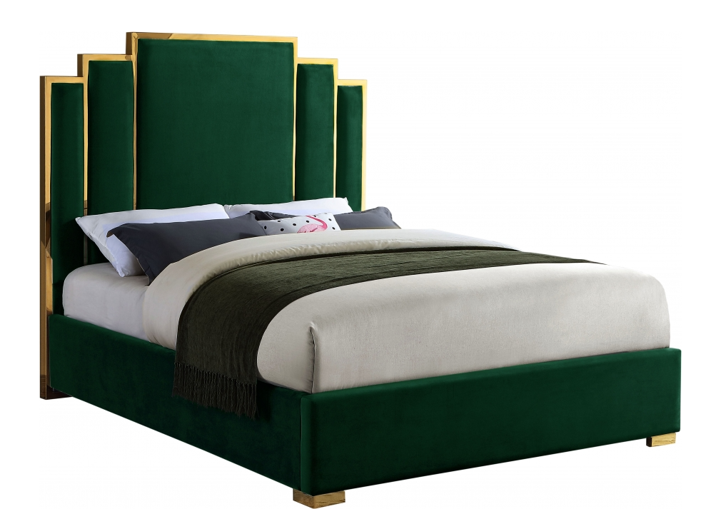 Hugo Velvet Bed Frame( Queen and King )