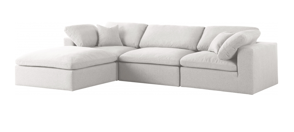 Serene Cloud Modular Reversible Sectional