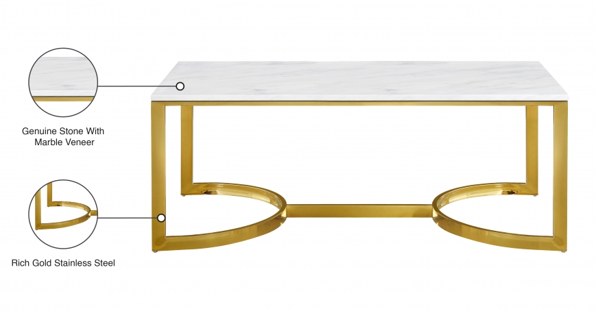 London Gold Coffee Table