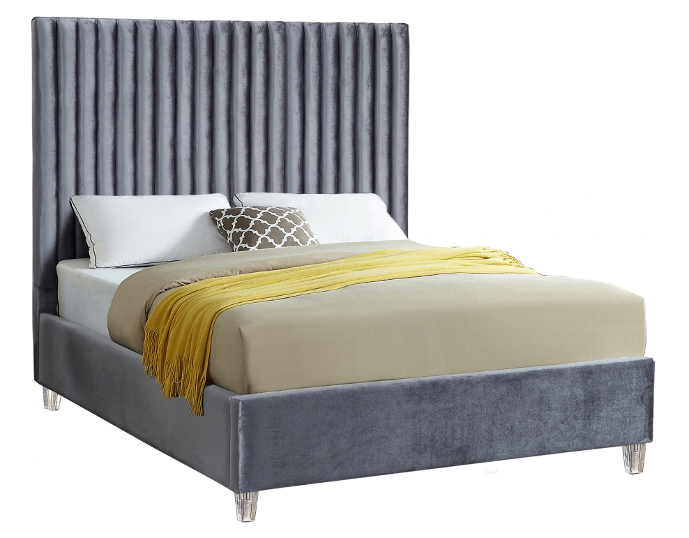 Candace Velvet Bed